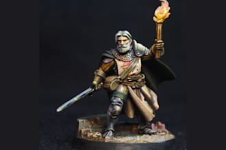 3d print and paint your warhammer, dnd, and tabletop miniatures