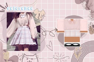 create aesthetic roblox outfits and custom clothing