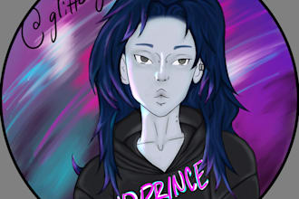 draw custom profile pic or avatar