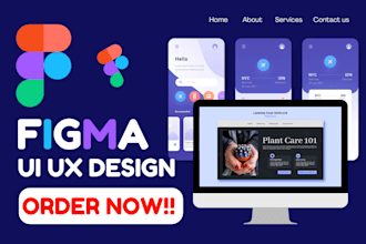 design high quality figma website figma landing page design website ui ux design