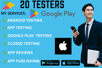 setup 20 testers app google play console mobile app publish android app upload