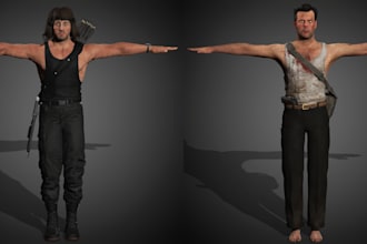 survival game 3d character,animate fbx realistic ue5 human,action hero rig,unity
