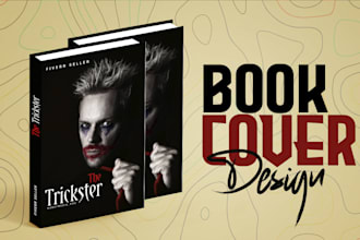 design a fantasy thriller mythological book cover for print