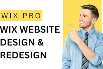 design wix ecommerce website, wix website design, wix redesign, wix website