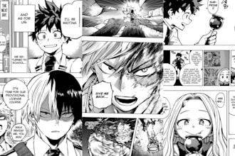 do anime manga comic in manga style, webtoon comic page, nsfw comic art