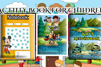 format design upload publish, children ebook KDP cover interior coloring pages