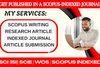 write and publish research articles on scie ssci isi scopus indexed top journal