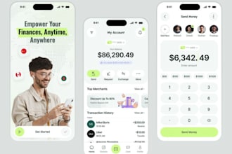 develop ai fintech mobile app fintech neobank app digital crypto wallet app