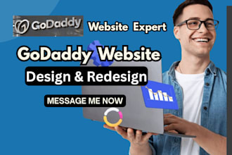 design redesign your godaddy website and online store