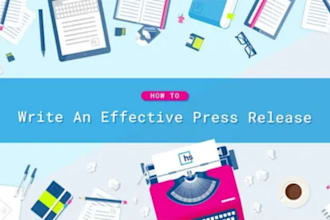 write an SEO press release to announce your website launch