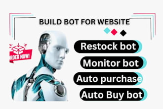 automatic purchase bot, auto buying bot, monitor bot, auto checkout bot