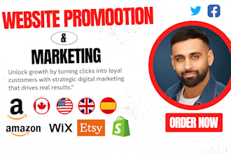 promote shoutout share etsy amazon website link to 150m twitter fb ig yt tiktok