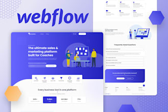 create webflow website design and figma to webflow conversion