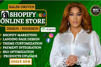 design redesign copy or clone high converting shopify store landing page
