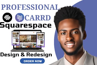 design carrd co website redesign square space landing page squarespace website