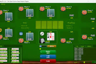 develop advanced poker ai bot, machine learning, ai model, gto, piosolve, python