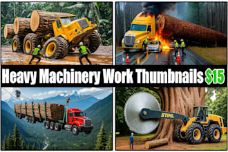 design heavy machinery and extreme work thumbnails