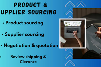 do product sourcing, supplier sourcing, from china, eu, USA