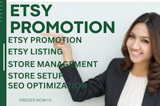 do esty promotion, esty seo, esty shop setup