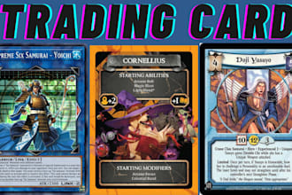 create card game trading cards templates playing tcg cards print or digital use