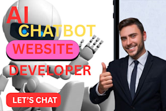 develop ai website development, ai saas and ai chatbot