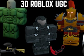 create 3d roblox ugc model roblox clothing roblox map roblox 3d model low poly
