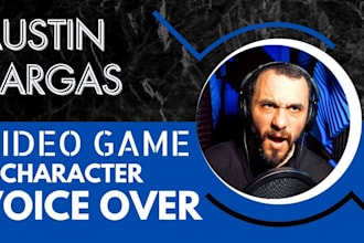 be the male voice actor for your video game characters