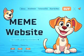 ico presale website, memecoin website, nft website,smart contract, meme, ico