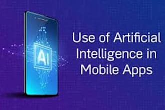 develop ai mobile app, ai web app, ai saas, ai chatbot or custom mobile app