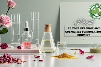 be your perfume and cosmetics formulation chemist