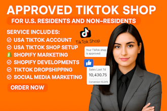 create USA tiktok shop USA tiktok account USA tiktok shop primary representative