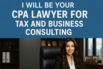 be your expert CPA lawyer for tax filing and business consulting