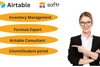 airtable softr student portal , finance, consultant, inventory management