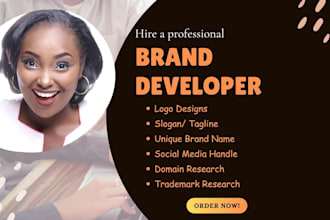 create catchy business name, logo design, slogans and taglines