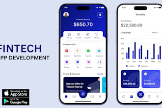 build money transfer app neobank app fintech app bill payment p2p app loan app