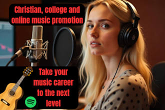 submit and promote your songs to top 10k christian online college radio stations