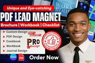 workbook, PDF lead magnet, design pdf ebook, worksheet, brochure, ebook design