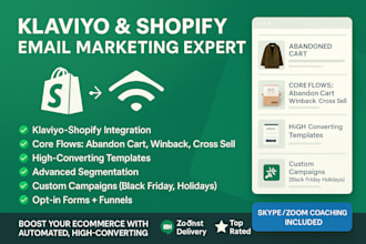 setup klaviyo email marketing flows for ecommerce
