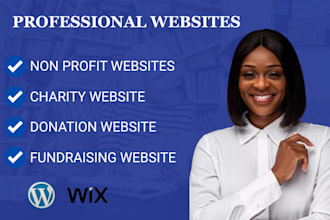 design  responsive charity, ngo, and fundraising website crowdfunding website