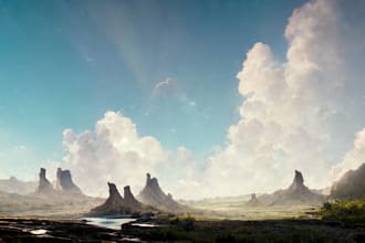 create a stunning 3d open world, metaverse, survival, action game for you