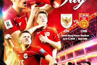 design sports poster, banner, flyer or any sports graphics