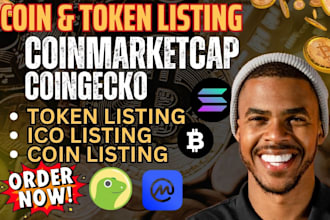do memecoin token listing, ico listing, coin listing on coinmarketcap, coingecko