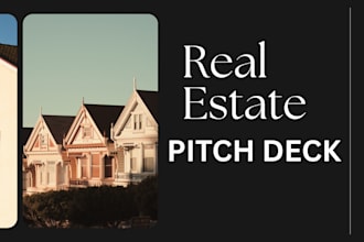design investor ready UK USA ca asia real estate pitch deck presentation