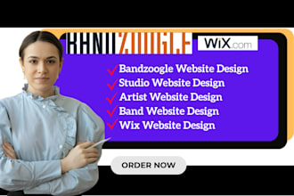 design stunning bandzoogle or wix website to elevate your music brand