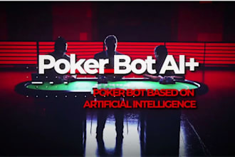 develop advanced poker ai bot, machine learning, ai model, gto,piosolver, pytho
