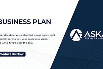 create a business plan and financial model for startups