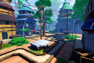 develop a full roblox game with scripting, UI, and custom assets