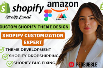 design custom shopify theme design to match your brand and increase conversions
