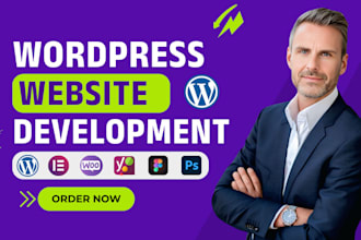 build a responsive wordpress website design using elementor pro