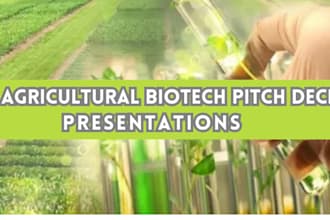 design an investor ready UK USA ca asia agricultural biotechnology pitch deck